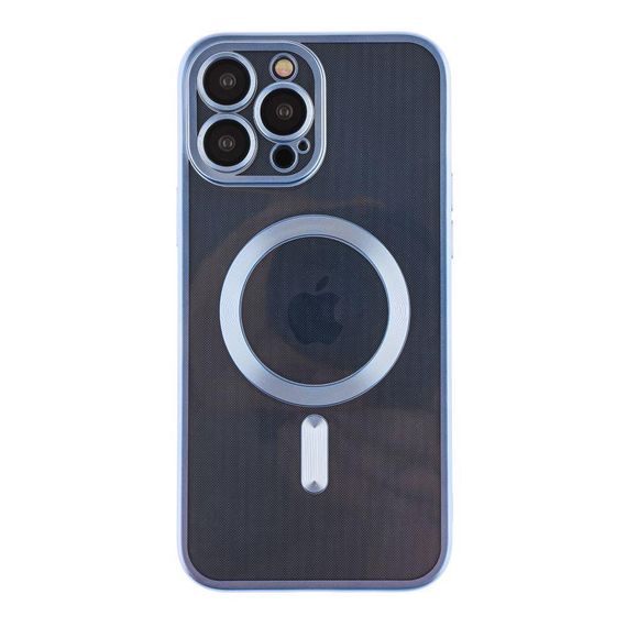 Чехол TPU Metallic Chrome з повним захистом камери with Magsafe для Iphone 13 Pro Max Цвет Chrome Gold | Зображення 2