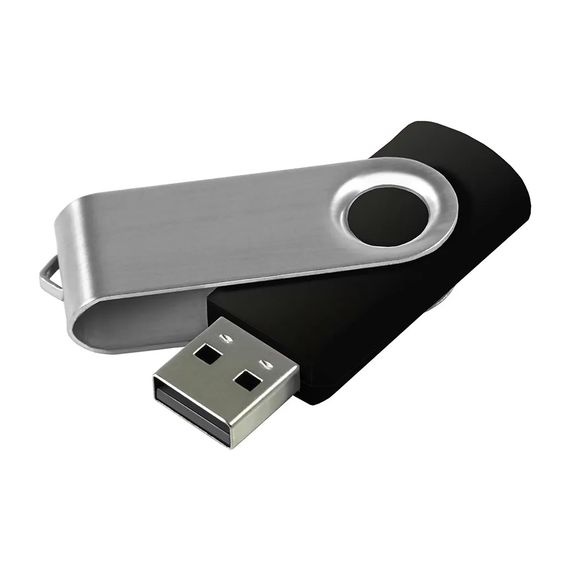 USB флеш накопичувач Goodram 32GB UTS2 (Twister) Black No Logo USB 2.0 (UTS2-0320K0BBB) | Зображення 1