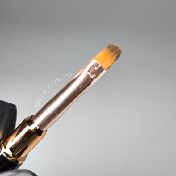 Двосторонній пензлик для гелю №5 (висота ворсу 7мм) +  лайнер (9мм) | Зображення 2