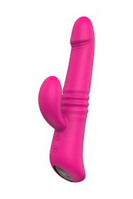 Вібромасажер з функцією нагріву HEATING THRUSTER MAGENTA, Рожевий