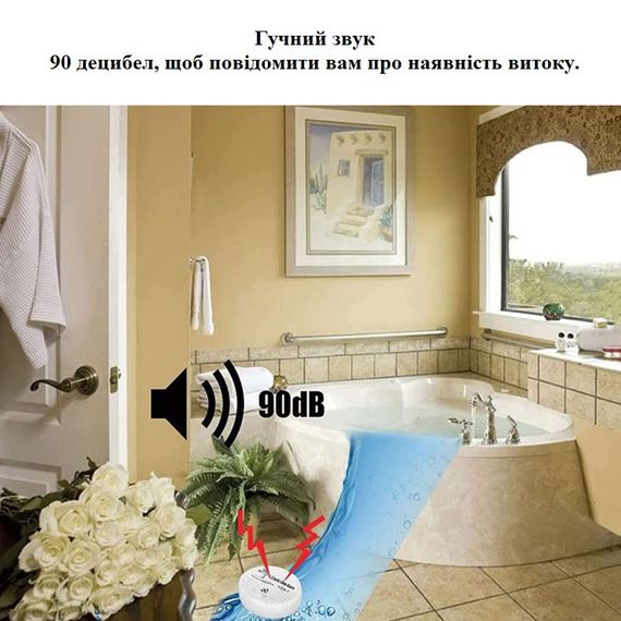 Датчик протечки воды Household Water Leakage Alarm HH-LS518 | Зображення 1