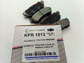 Колодки задні гальмівні Lacetti, Konner (KPR-1013) з 2008 р. (96800089)
