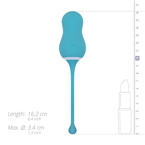 Виброяйцо Cala Azul – Elena Vibrating Egg With Remote Control, 10 режимов, пульт ДУ sexstyle | Зображення 6