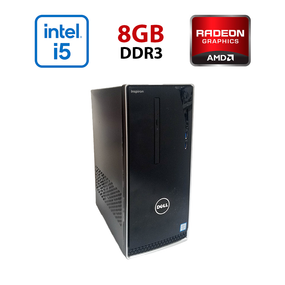 ПК Dell Inspirion 3650 / Intel Core i5-6500 (4 ядра 3.2 - 3.6 GHz) / 8 GB DDR3 / 512 GB SSD / AMD Radeon RX 550, 2 GB GDDR5, 64-bit / Wi-Fi+Bluetooth / DVD / Win 10 Home Lic б/в