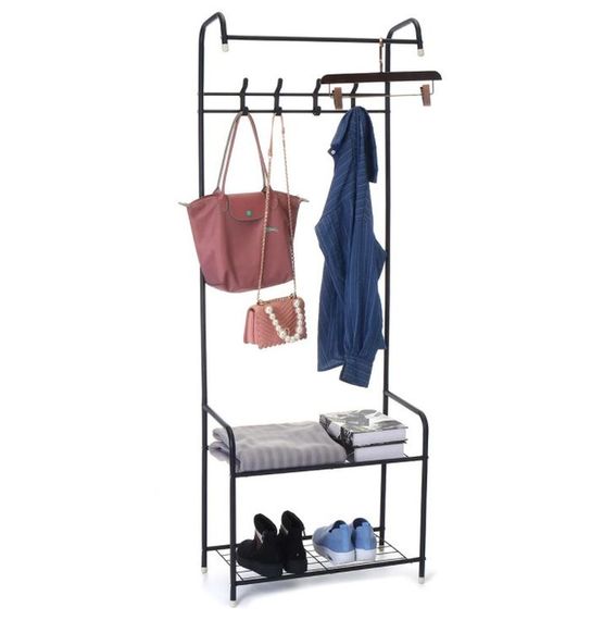 Напольна вешалка для одягу Rack / Стійка для одягу XPRO чорна (43155-_398) | Зображення 2