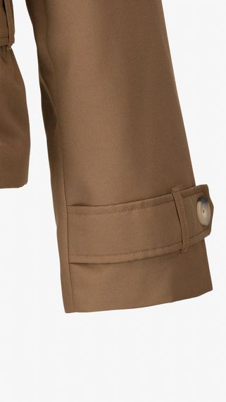 Тренч однотонний жіночий GENUA G01103-0015 S Коричневий shop (2000999464980) | Зображення 2