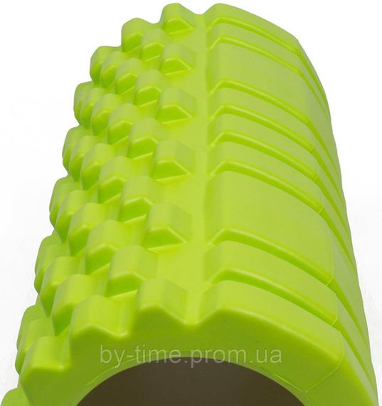 Масажний ролик EasyFit Grid Roller 33 см v.1.1 Салатовий | Зображення 2