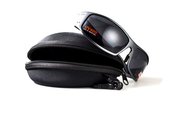 Окуляри захисні Global Vision Bad-Ass-2 GunMetal (gray), сірі в темній металевій оправі | Зображення 3