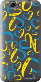 Чехол на Huawei Ascend G7 Сердца UA "5292u-147-17620"