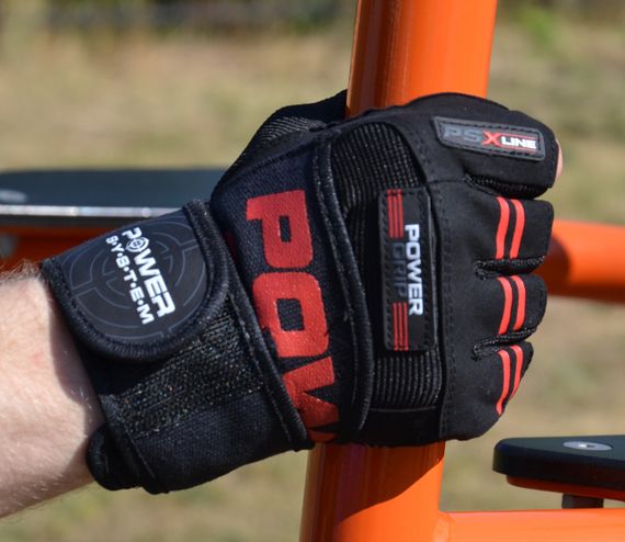 Рукавички для фітнесу Power System PS-2800 Power Grip Red M | Зображення 8