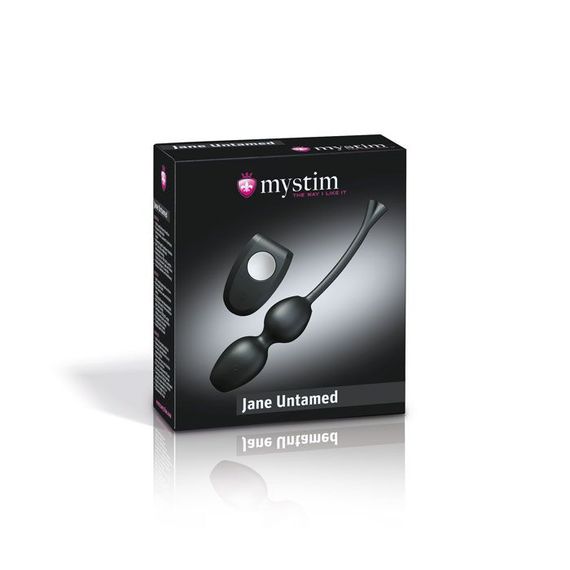 Вагинальные шарики для миостимуляции Mystim Jane Untamed Vibe с вибрацией и пультом ДУ | Зображення 3
