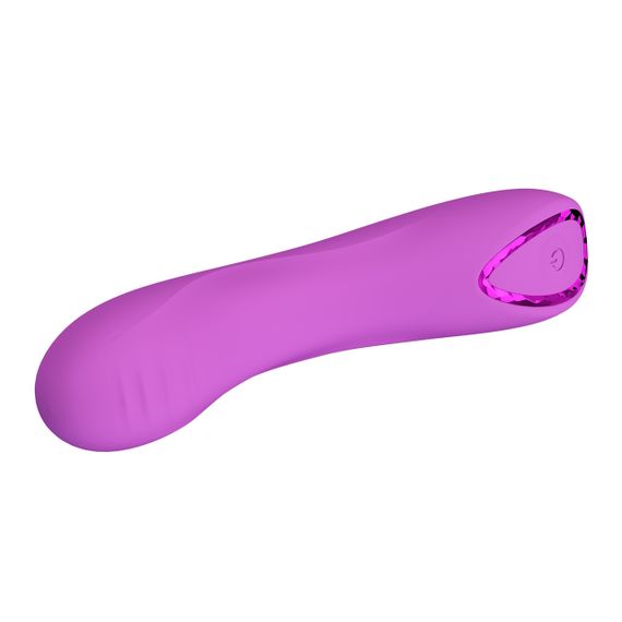 Вибратор для точки G Pretty Love Dj Dick фиолетовый, 12.7 х 2.7 см sexstyle | Зображення 3
