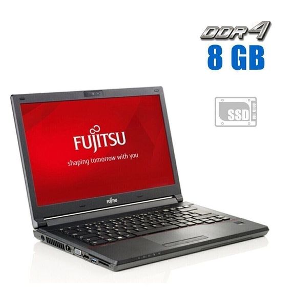 Ноутбук Fujitsu Lifebook E548 / 14" (1920x1080) IPS / Intel Core i5-8250U (4 (8) ядра по 1.6 - 3.4 GHz) / 8 GB DDR4 / 240 GB SSD / Intel HD Graphics 620 / WebCam б/в