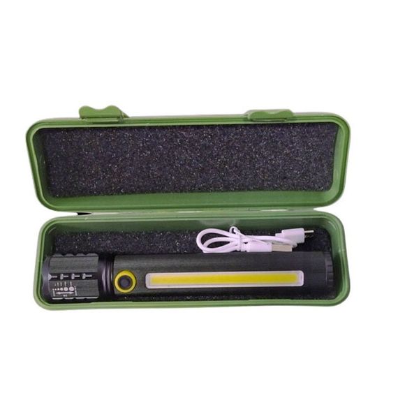 Карманный фонарик Police TD-C82/C72-P50+COB оснащен светодиодами, функцией зума, YC-467 встроенным аккумулятором | Зображення 8