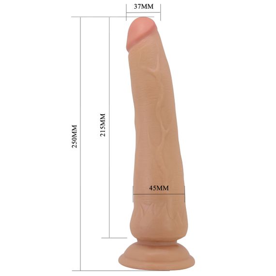 Фалоімітатор на присосці, з ефектом ковзної шкіри LyBaile - Tiemeyer Sliding Skin 9,8”, BW-008127LP Sex Aura | Зображення 8