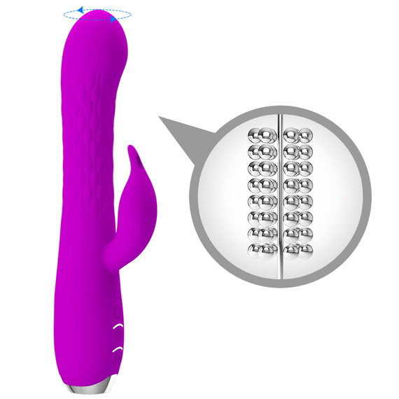 Вібратор із стимулятором клітора та ротацією "Molly" BI-014692 Sex Aura | Зображення 7