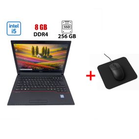 Ультрабук Fujitsu LifeBook E Series / 14" (1920x1080) IPS / Intel Core i5-6200U (2 (4) ядра по 2.3 - 2.8 GHz) / 8 GB DDR4 / 256 GB SSD / Intel HD Graphics 520 / WebCam б/в + Подарунок Мишка та килимок