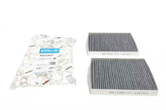 Фільтр салону BMW 5 F10 7 F01 2.0-6.0 08- вугільний  к-кт 2 шт.  AHC336-2