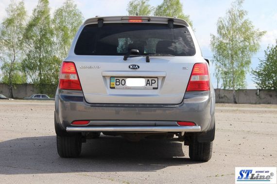 Задня дуга AK002 (нерж.) для Kia Sorento 2002-2009 рр | Зображення 2