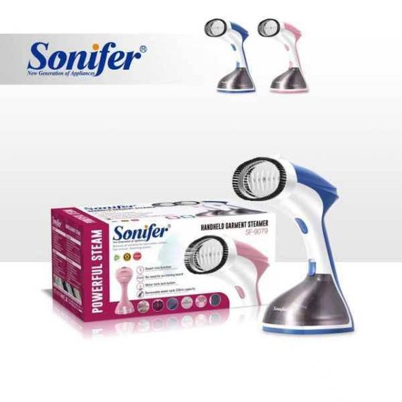 Відпарювач для одягу ручний Sonifier SF9079 220 мл 1500 Вт Рожевий