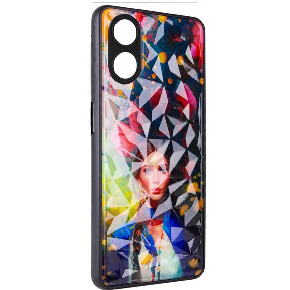 TPU+PC чохол Prisma Ladies для Oppo A58 4G Peonies, TPU+PC
