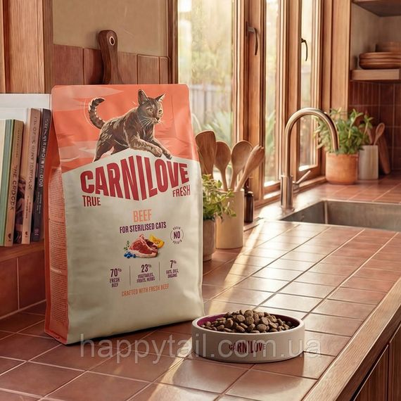 Беззерновий сухий корм Carnilove True Fresh для стерилізованих котів риба та індичка 400 г (арт. 173684) | Зображення 7