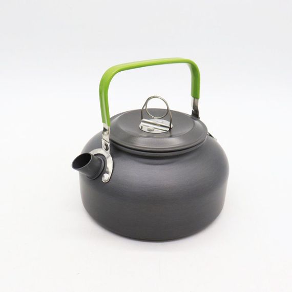 Алюмінієвий кемпінговий набір посуду 3в1, Cooking Set DS-308 / Туристичний посуд (чайник, кастрюля, сковорода) | Зображення 9