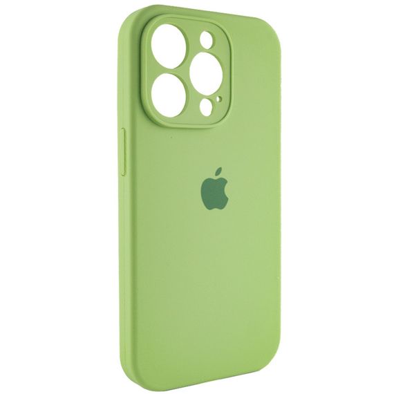 Чохол Silicone Case Full Camera Protective (AA) для Apple iPhone 15 Pro Max (6.7") М'ятний / Mint | Зображення 1