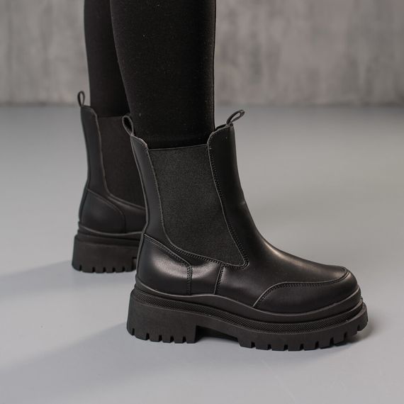 Ботинки женские Fashion Camie 3862 37 размер 24 см Черный | Зображення 5