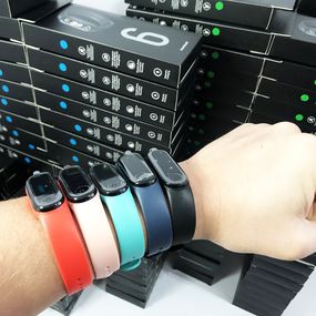 Фитнес браслет FitPro Smart Band M6 (смарт часы, пульсоксиметр, пульс). VO-790 Цвет: красный