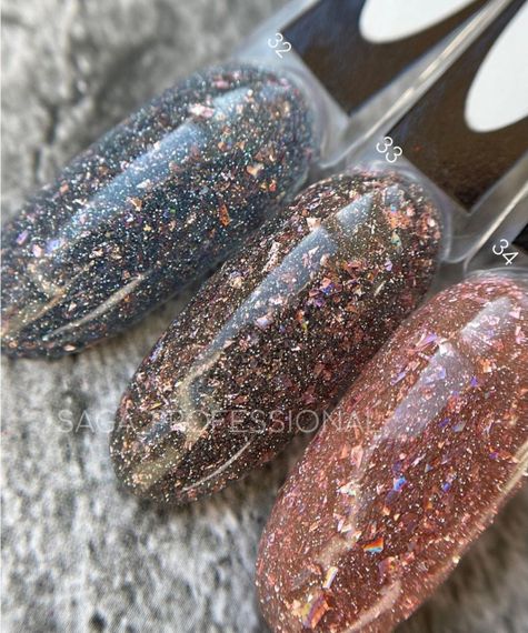 Світловідбиваючий гель-лак SAGA 34 Fiery 9мл | Зображення 6