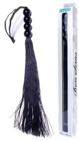 Силіконовий флогер ( длина 37 см ) Fetish Boss Series - Silicone Whip Black 14", BS6100042 Sex Aura