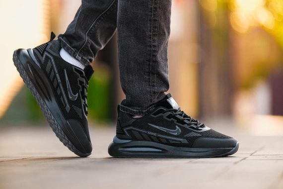 Кросівки чоловічі Nike «Full Black» | Зображення 7