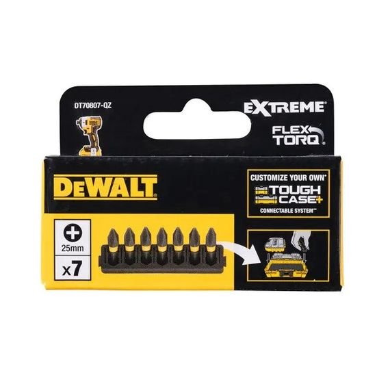 Набір біт DeWalt FlexTorq Philips (DT70807) | Зображення 1