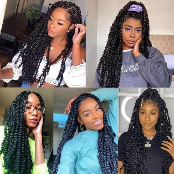 Passion Twist Канекалон Косички Коста, Паски для афрокосичок 45 см | Зображення 7