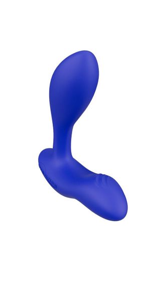 Смарт-вібромасажер простати We-Vibe Vector+ ROYAL BLUE, пульт ДК, регульований кут нахилу | Зображення 3