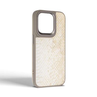 Чехол для мобильного телефона Harder Snake Pattern Apple iPhone 14 Pro White Cream (ARM76807) | Зображення 1
