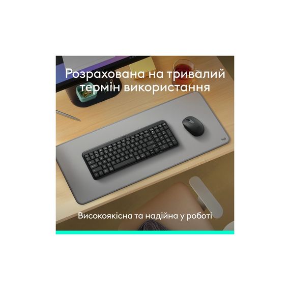 Клавіатура Logitech K250 Bluetooth/Wireless UA Graphite (920-013822) | Зображення 2