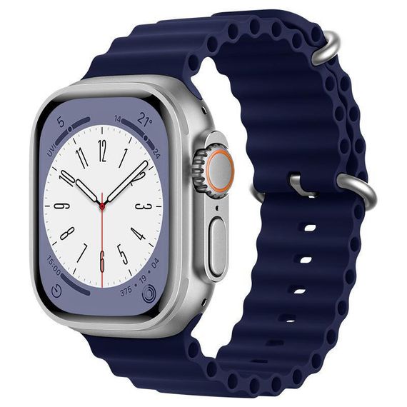 Ремешок Ocean Band для Apple Watch 42(ser.1-3)/44/45/46/49mm Синий / Deep navy