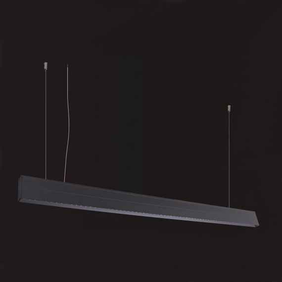 Линейный подвесной светодиодный светильник FLF-65 40W NW BK LED 1,2m | Зображення 2