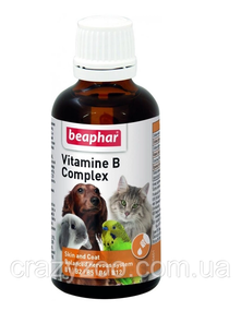 Вітаміни для домашніх тварин Beaphar Vitamine B Complex 50 мл 125234
