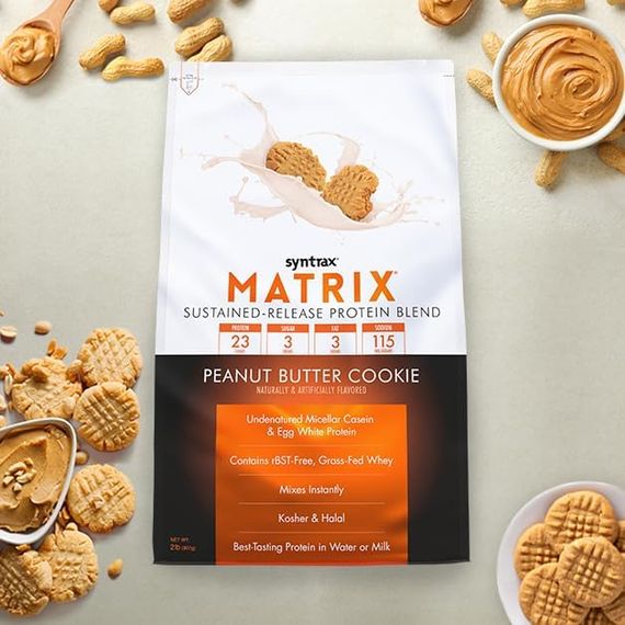 Протеин Syntrax Matrix 2.2 kg (Peanut Butter Cookie) | Зображення 2