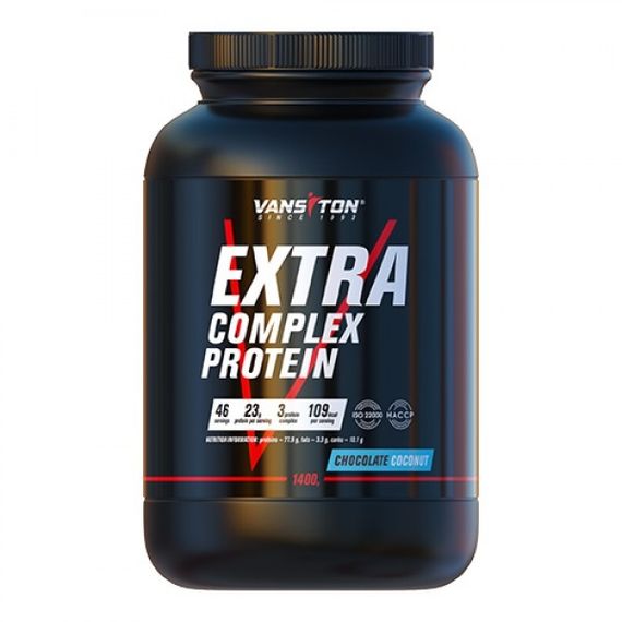 Протеїн Vansiton Extra Complex Protein 1400 g /46 servings/ Chocolate Coconut