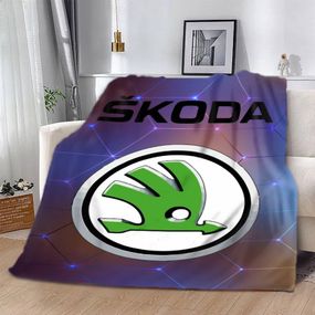 Плед 3D SKODA 2675_B 12635 135х160 см