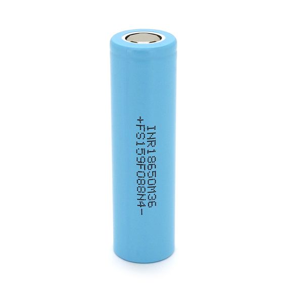 Акумулятор 18650 Li-Ion LG LGDBM361865 (LG M36), 3450mAh, 10A, 4.2/3.63/2.5V