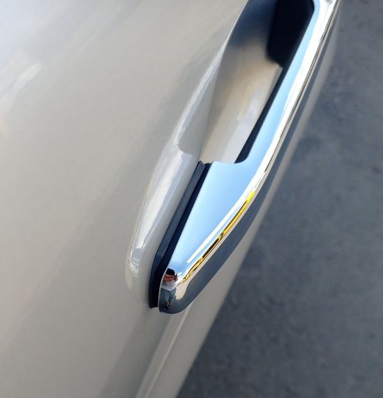 Накладки на ручки (4 шт) OmsaLine - Итальянская нержавейка для Mercedes ML W163 | Зображення 4