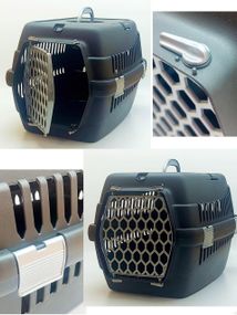 Переноска для котів і собак, маленька,  50х32х35см серія дверь