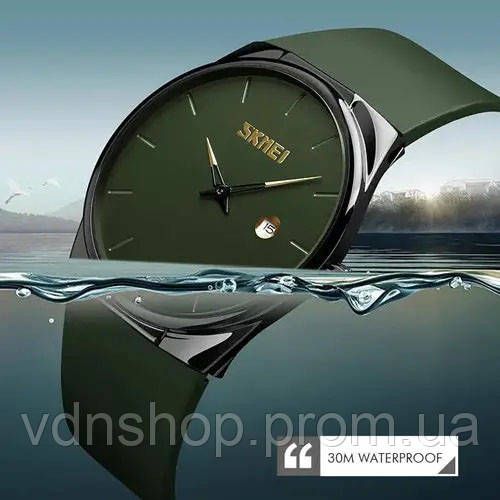 Стильные повседневные мужские кварцевые часы, Часы наручные мужские стильные модные красивые WR-77 | Зображення 9