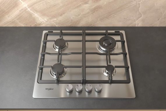 Варочная поверхность Whirlpool газовая TKRL661IXEU | Зображення 8