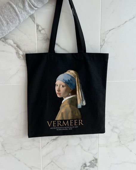 Екошопер Букопт BK4074 VERMEER "Дівчина з перловою сережкою" чорний | Зображення 6